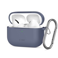 Силиконов калъф за слушалки Apple AirPods Pro 3 от Tech-Protect Silicone Hook - Baby Blue
