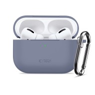 Силиконов калъф за слушалки Apple AirPods Pro 3 от Tech-Protect Silicone Hook - Baby Blue