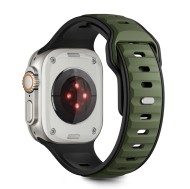 TECH-PROTECT ICONBAND LINE APPLE WATCH 8 / 9 / 10 / 11 / SE / ULTRA (44 / 45 / 46 / 49 MM) BLACK/GREEN