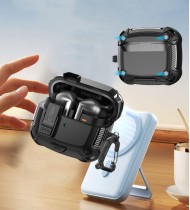 TECH-PROTECT CARBONOX MAGSAFE SAMSUNG GALAXY BUDS 3 / 3 FE / 3 PRO BLACK