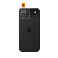 2 броя стъклени протектор за камера на iPhone Air от Spigen Optik Pro Glas.TR.Ez Fit - Silver