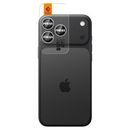 2 броя стъклени протектор за камера на iPhone 16 Pro / Max / 17 Pro / Max от Spigen Optik Pro Glas.TR.Ez Fit - Silver
