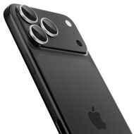 2 броя стъклени протектор за камера на iPhone 16 Pro / Max / 17 Pro / Max от Spigen Optik Pro Glas.TR.Ez Fit - Silver