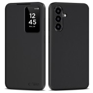 Кожен, активен тефтер за Samsung Galaxy A26 5G / A17 4G / 5G  от Tech Protect Smart Wallet - Matte Black