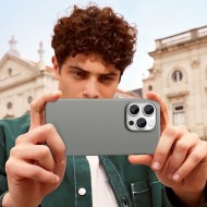 Твърд силиконов кейс с MagSafe за iPhone 17 Pro Max от Tech-Protect Silicone - Dark Grey