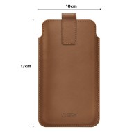 Универсален калъф за телефон за 6.0 / 6.9 инча от Tech Protect SM65 - Кафяв
