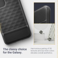 Удароустойчив кейс за Samsung Galaxy S23 от Caseology Parallax - Черен мат