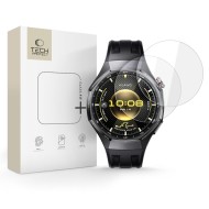 2 броя стъклени протектори за Huawei Watch GT 6 Pro (46mm) от Tech Protect Glass Fit+ - Clear