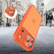 Твърд кейс за iPhone 17 Pro от Tech-Protect MagMat - Matte Cosmic Orange