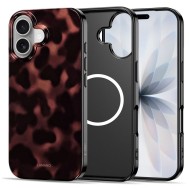 Твърд калъф с MagSafe пръстен за iPhone 16 от Tech-Protect Lamano - Panther