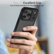 Твърд кейс за iPhone 17 Pro от Tech-Protect MagMat - Matte Black