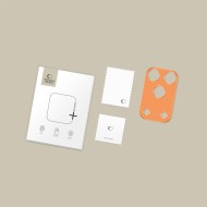 Алуминиева рамка за камера на iPhone 17 Pro от Tech-Protect Camalloy Fit+ - Cosmic Orange