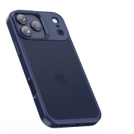 Твърд кейс за iPhone 17 Pro Max от Tech-Protect MagMat - Matte Deep Blue