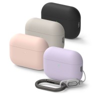 Силиконов калъф за слушалки Apple AirPods Pro 3 от Ringke Silicone - Black