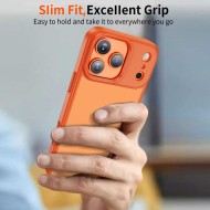 Твърд кейс за iPhone 17 Pro Max от Tech-Protect MagMat - Matte Cosmic Orange