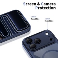 TECH-PROTECT MAGPEAK MAGSAFE CC IPHONE 17 PRO MAX DEEP BLUE/CLEAR
