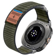 Найлонова каишка за Samsung Galaxy Watch Ultra 2024/2025 (47mm) от Spigen WBF0 - Green