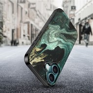 Твърд калъф с MagSafe пръстен за iPhone 16 от Tech-Protect Lamano - Verde Aura