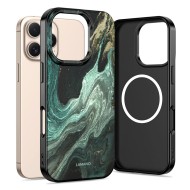 Твърд калъф с MagSafe пръстен за iPhone 16 Pro Max от Tech-Protect Lamano - Verde Aura