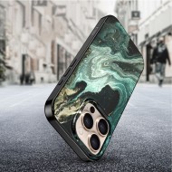 Твърд калъф с MagSafe пръстен за iPhone 16 Pro Max от Tech-Protect Lamano - Verde Aura