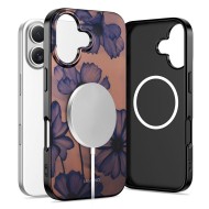 Твърд калъф с MagSafe пръстен за iPhone 16 от Tech-Protect Lamano - Velvet Night