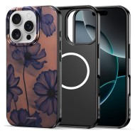 Твърд калъф с MagSafe пръстен за iPhone 16 Pro Max от Tech-Protect Lamano - Velvet Night