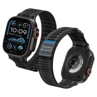 Найлонова каишка за Apple Watch 8 / 9 / 10 / 11 / SE / Ultra (44/45/46/49mm) от Spigen WBF0 - Black