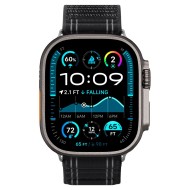 Найлонова каишка за Apple Watch 8 / 9 / 10 / 11 / SE / Ultra (44/45/46/49mm) от Spigen WBF0 - Black