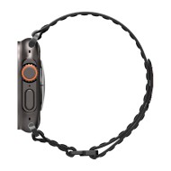 Найлонова каишка за Apple Watch 8 / 9 / 10 / 11 / SE / Ultra (44/45/46/49mm) от Spigen WBF0 - Black