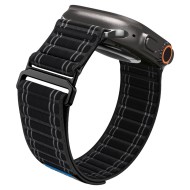 Найлонова каишка за Apple Watch 8 / 9 / 10 / 11 / SE / Ultra (44/45/46/49mm) от Spigen WBF0 - Black