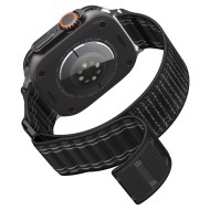 Найлонова каишка за Apple Watch 8 / 9 / 10 / 11 / SE / Ultra (44/45/46/49mm) от Spigen WBF0 - Black