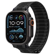 Найлонова каишка за Apple Watch 8 / 9 / 10 / 11 / SE / Ultra (44/45/46/49mm) от Spigen WBF0 - Black