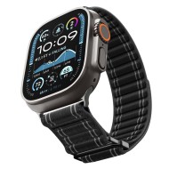 Найлонова каишка за Apple Watch 8 / 9 / 10 / 11 / SE / Ultra (44/45/46/49mm) от Spigen WBF0 - Black