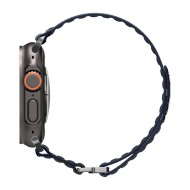 Найлонова каишка за Apple Watch 8 / 9 / 10 / 11 / SE / Ultra (44/45/46/49mm) от Spigen WBF0 - Navy