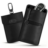 KLATKA FARADAYA TECH-PROTECT KLR400 POUCH KEYLESS RFID SIGNAL BLOCKER CASE BLACK/BLACK