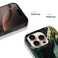 Твърд калъф с MagSafe пръстен за iPhone 16 Pro от Tech-Protect Lamano - Verde Aura