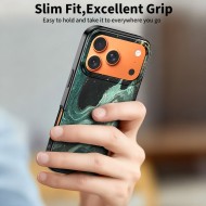 Твърд калъф с MagSafe пръстен за iPhone 17 Pro Max от Tech-Protect Lamano - Verde Aura