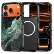 Твърд калъф с MagSafe пръстен за iPhone 17 Pro от Tech-Protect Lamano - Verde Aura