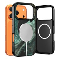 Твърд калъф с MagSafe пръстен за iPhone 17 Pro от Tech-Protect Lamano - Verde Aura