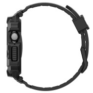 Удароустойчив кейс с каишка за Apple Watch 10 / 11 (42mm) от Spigen Rugged Armor Pro V2 - Matte Black