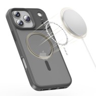 Твърд кейс с MagSafe пръстен за iPhone 17 Pro от Tech-Protect MagMat - Matte Crayon Grey