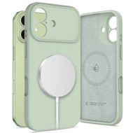Твърд силиконов кейс с MagSafe за iPhone 17 от Tech-Protect Silicone - Sage
