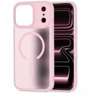 Твърд кейс с MagSafe пръстен за iPhone 17 Pro Max от Tech-Protect MagMat - Matte Pink