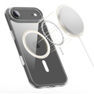 Хибриден кейс с MagSafe за iPhone Air от Tech-Protect Flexair Hybrid CC - Прозрачен