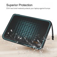 TECH-PROTECT HARDPOUCH LAPTOP 13-14 BLACK/ORANGE