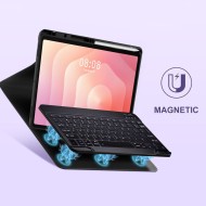 Калъф с блутут клавиатура за Samsung Galaxy Tab S11 11.0 X730 / X736B от Tech-Protect SC Pen - Black