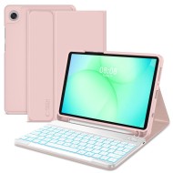 Калъф с блутут клавиатура за Samsung Galaxy Tab A9 / A11 8.7 от Tech-Protect SC Pen - Pink