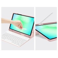 Калъф с блутут клавиатура за Samsung Galaxy Tab A9 / A11 8.7 от Tech-Protect SC Pen - Pink