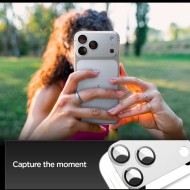 OSŁONA APARATU SPIGEN OPTIK PRO XL GLAS.TR ”EZ FIT” CAMERA PROTECTOR IPHONE 17 PRO MAX SILVER