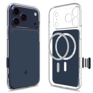 Удароустойчив, твърд кейс с MagSafe за iPhone 17 Pro от Spigen Ultra Hybrid T - Matte Blue